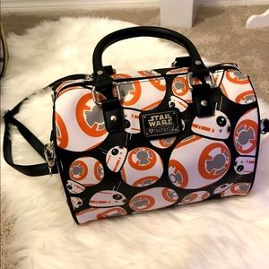 NWOT LOUNGEFLY BB8 PURSE SHOULDER BAG STARWARS